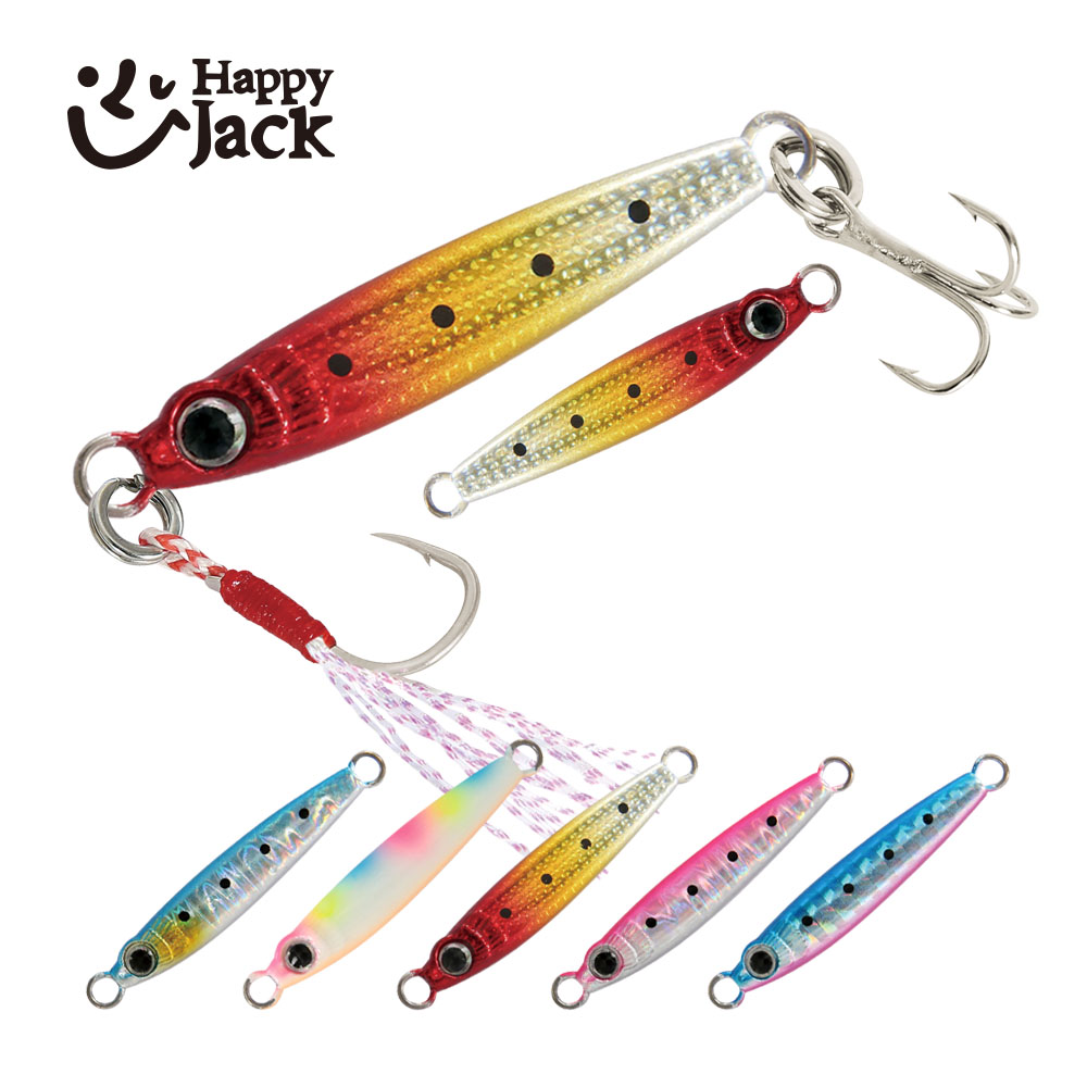 Fishing Lure Spoon - HappyJack Nieuwe Micro Metalen Jig Vislokmiddelen