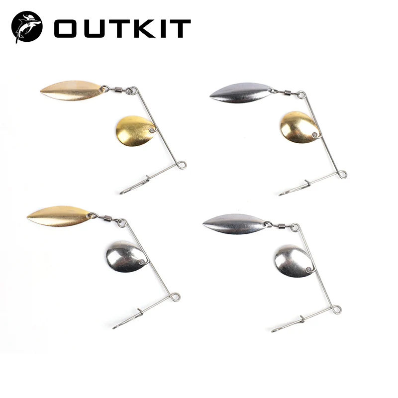 Fishing Lure Popper - OUTKIT 5pcs 2.5g Spinner Vissen Lokken