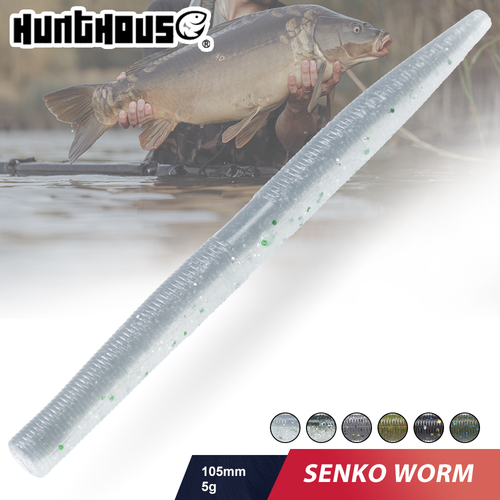 Fishing Lure Soft Plastic - Hunthouse Senko Worm Zachte Vislok 105mm/5g
