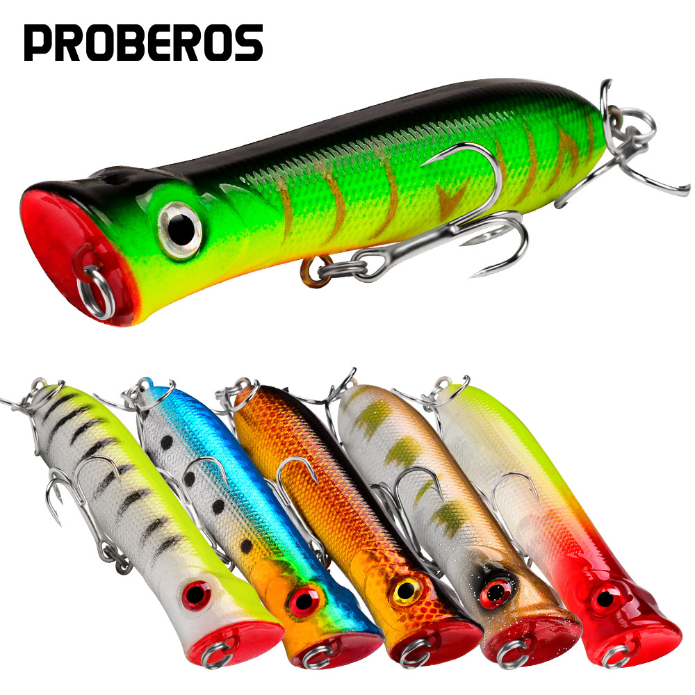 Fishing Lure Popper - Topwater Popper Zoutwater Vissen 8Cm-12G 6