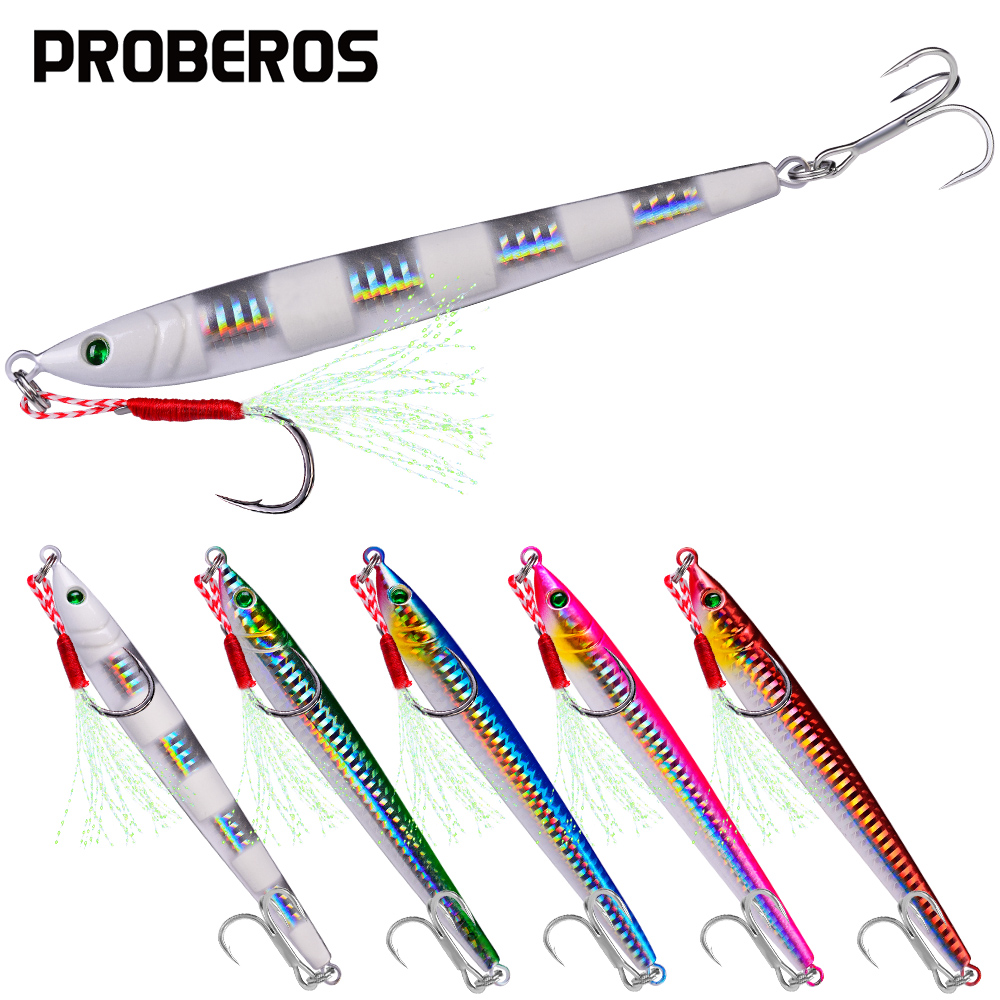 Fishing Lure Swimbait - PROBEROS Zeevisgerei 1pcs Metalen Jig Vissen