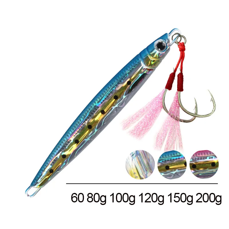 Fishing Lure Buzzbait - 60g-200g 3D-print majorcraft kunstmatige verticale lepel