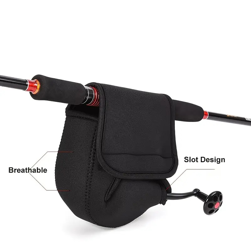 Fishing Lure Spinner - Beschermhoes voor vismolens, opbergtas voor spinmolens,