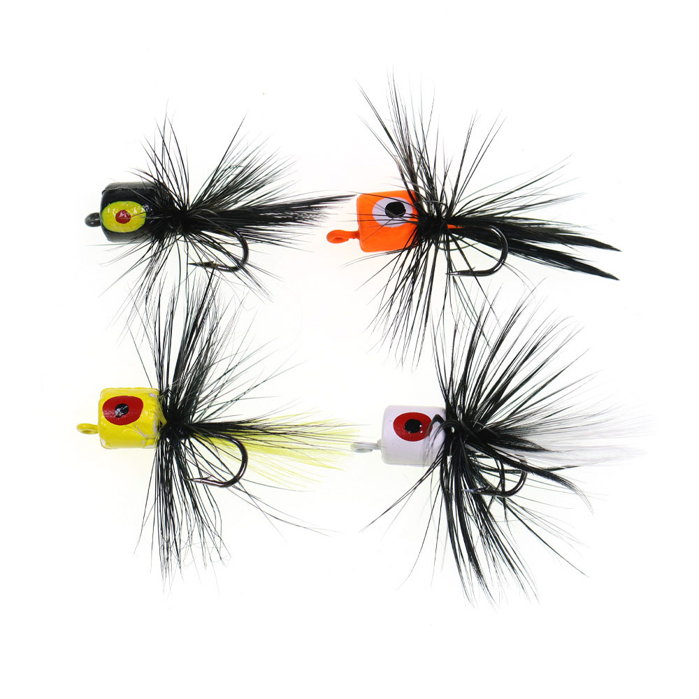 Fishing Lure Popper - 4 stuks formaat # 10 Bass