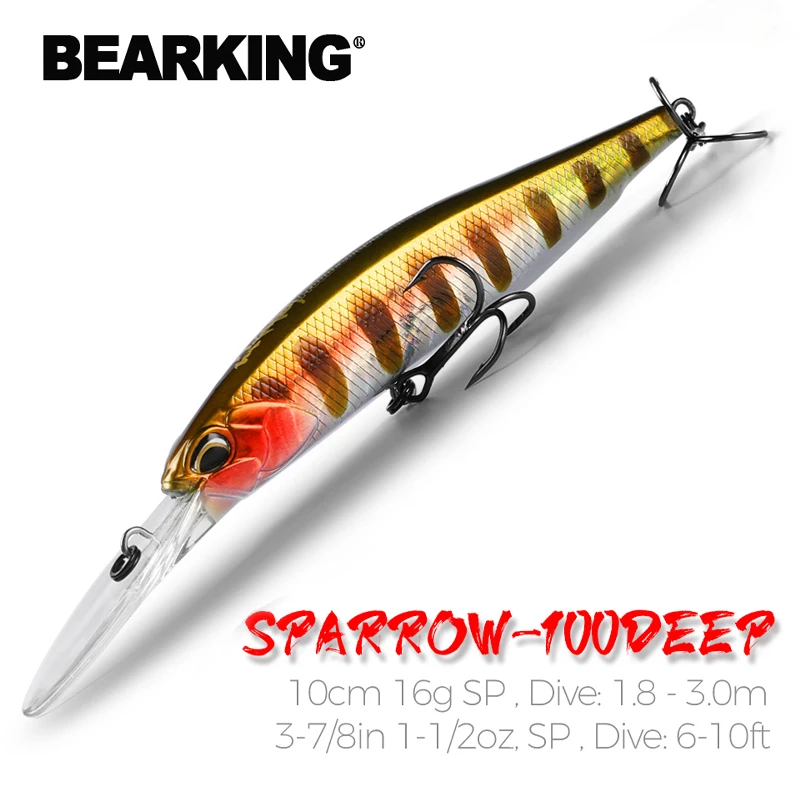 Fishing Lure Jerkbait - BEARKING 10 cm 16g Super Magneet