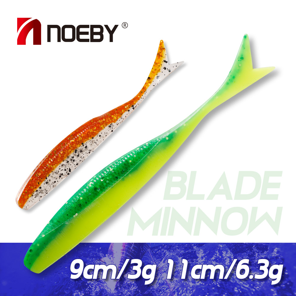 Fishing Lure Blade Bait - NOEBY Zachte Lokken Blade Minnow 9cm