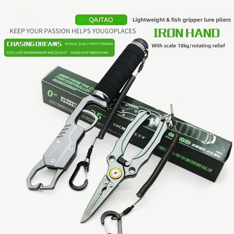 Fishing Lure Accessories - Lichtgewicht aluminium visgrijper met schaal Multifunctionele