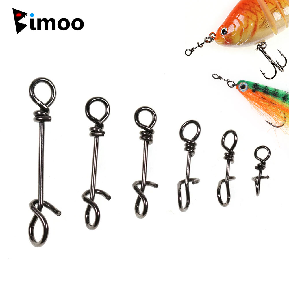 Fishing Lure Accessories - Bimoo 50 stuks roestvrij staal Quick