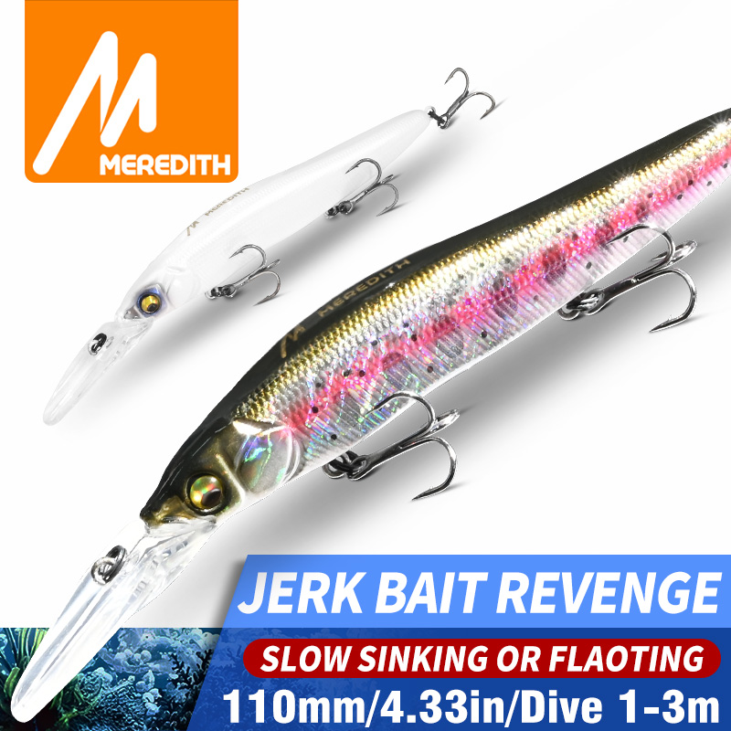 Fishing Lure Jerkbait - MEREDITH Minnow Wobbler Vissen Lokt 110mm