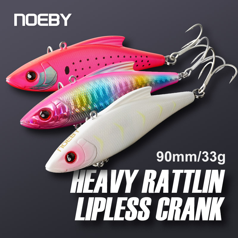Fishing Lure Crankbait - Noeby 3 stuks 90mm 33g Zinkende