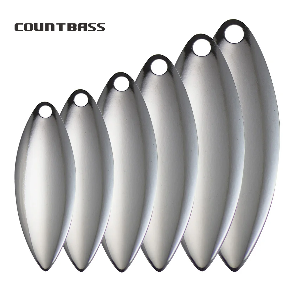 Fishing Lure Spinnerbait - Countbass 50 stks Maat 1-6 Nikkel