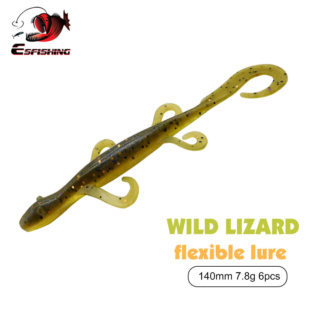 Fishing Lure Spinnerbait - ESFISHING Vissen Lokmiddelen Wilde Hagedis 140mm