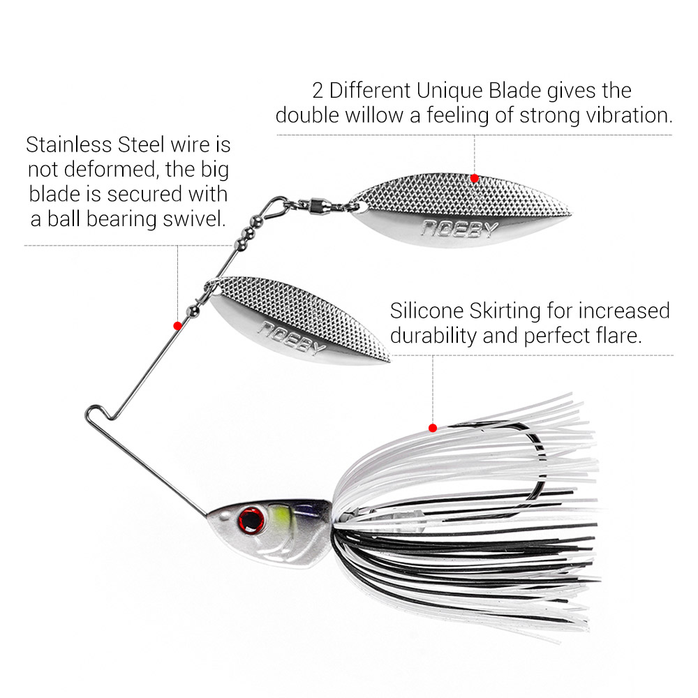Noeby Spinnerbait 10.5g 14g 21 - Fishing Lure Spinnerbait recensie en prijs