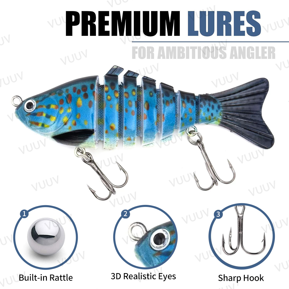 10 stuks Multi-Joint Swimbait  - Fishing Lure Popper recensie en prijs