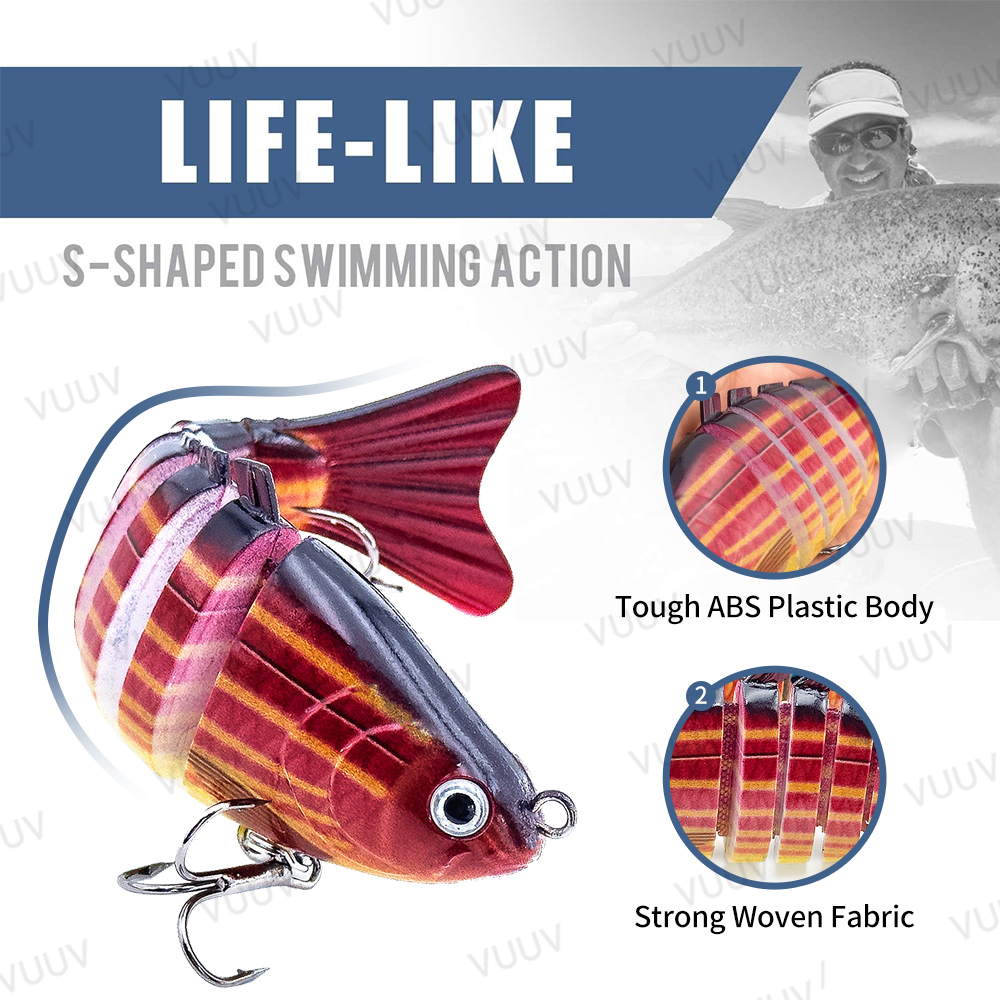 10 stuks Multi-Joint Swimbait  - Fishing Lure Popper recensie en prijs