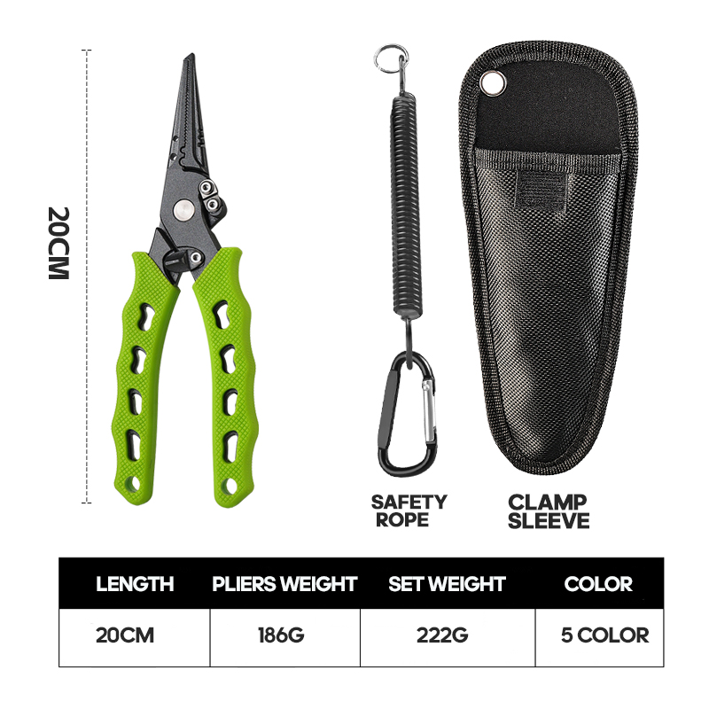 TAIYU 5-kleurige roestvrijstal - Fishing Lure Accessories recensie en prijs