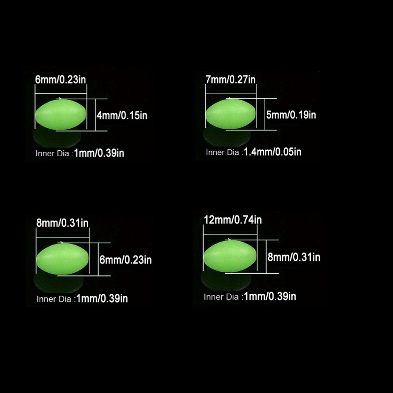100 stks/partij Ovale Nacht Li - Fishing Lure Topwater recensie en prijs