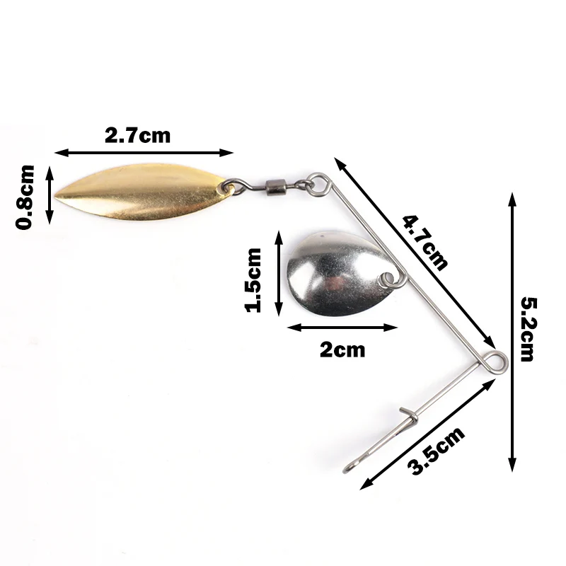 OUTKIT 5pcs 2.5g Spinner Visse - Fishing Lure Popper recensie en prijs