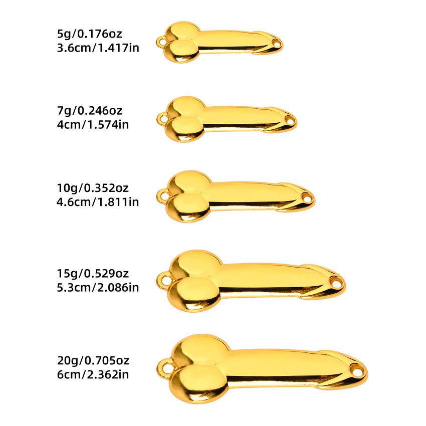 Metalen Lepel Penis Vorm Visaa - Fishing Lure Spinnerbait recensie en prijs