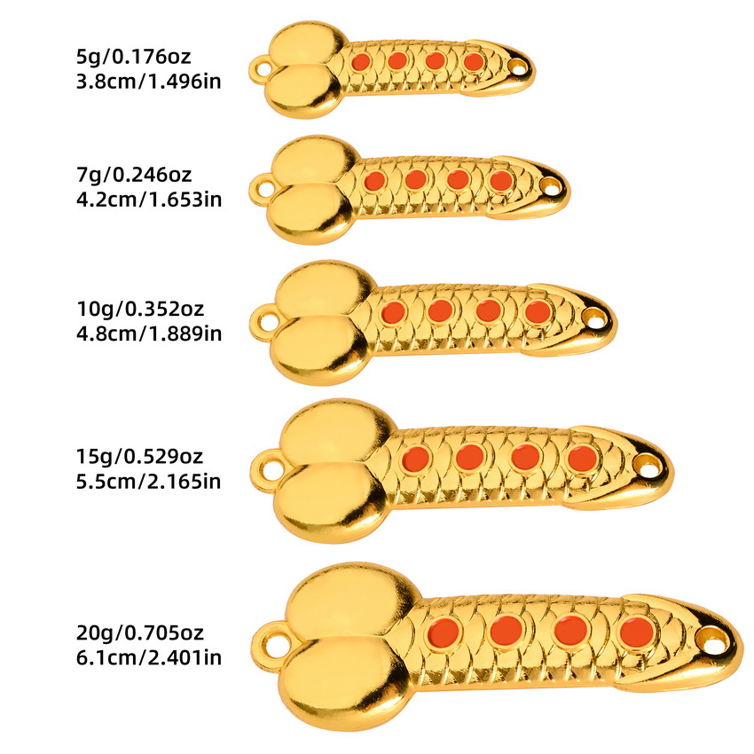 Metalen Lepel Penis Vorm Visaa - Fishing Lure Spinnerbait recensie en prijs