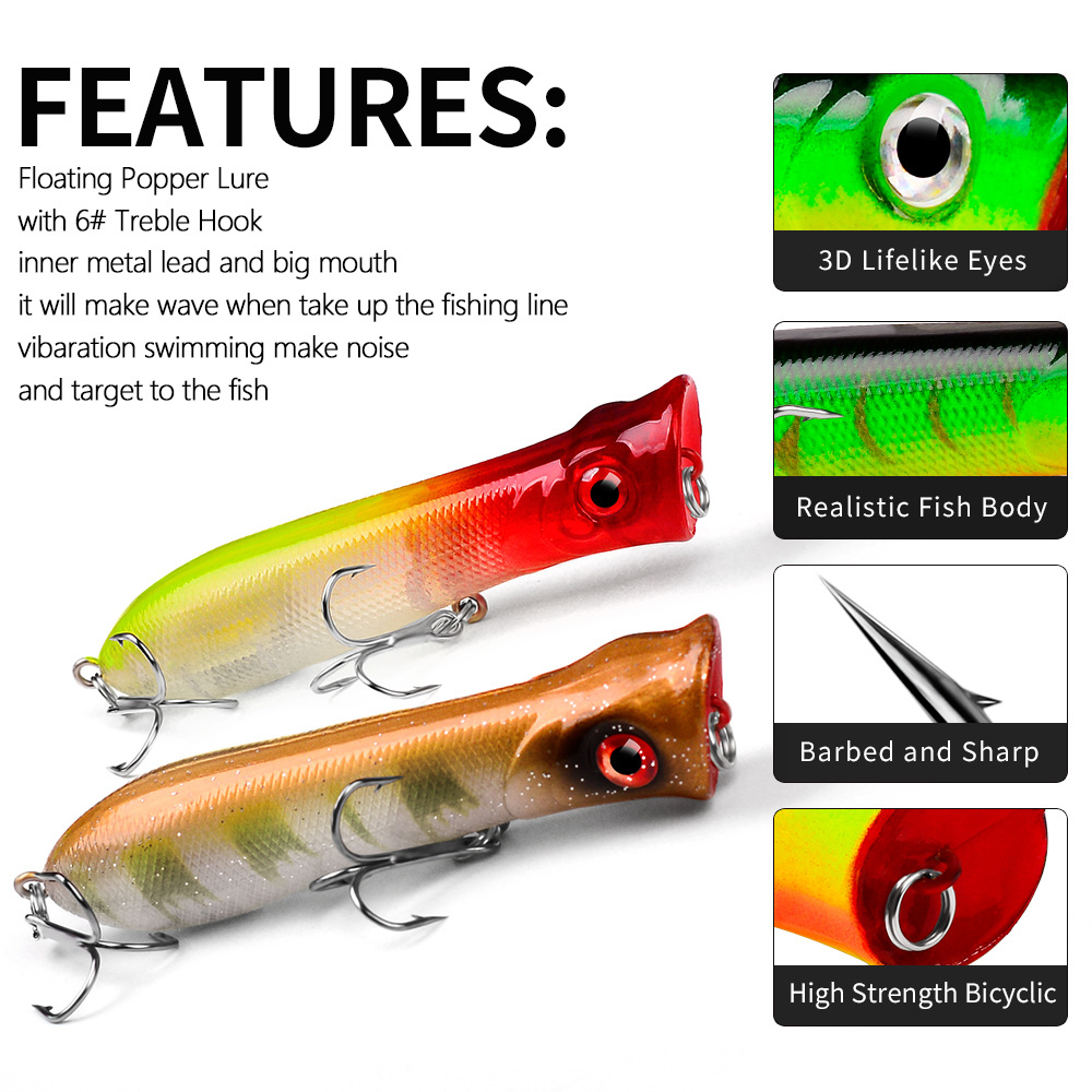 Topwater Popper Zoutwater Viss - Fishing Lure Popper recensie en prijs
