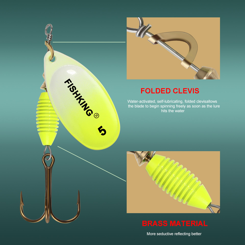 Metalen Vissen Lokken 4G 4.8G  - Fishing Lure Spinnerbait recensie en prijs