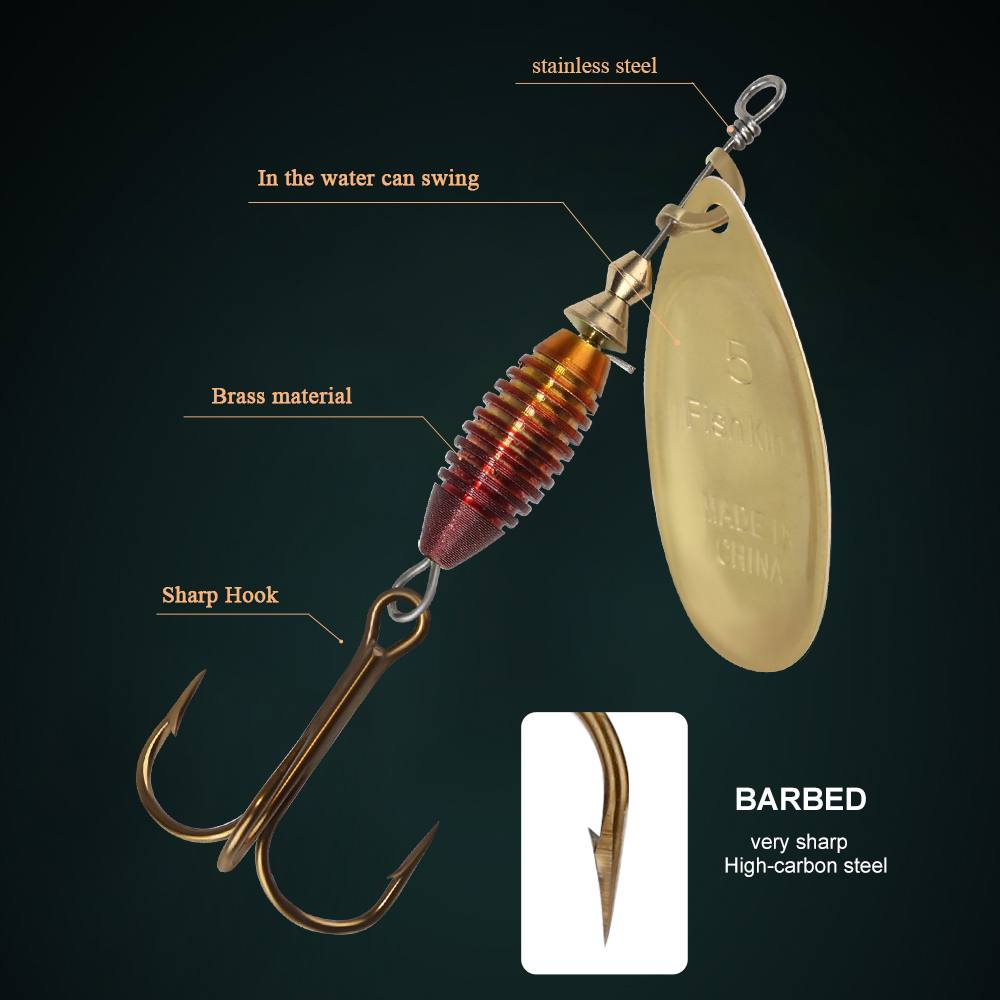 Metalen Vissen Lokken 4G 4.8G  - Fishing Lure Spinnerbait recensie en prijs