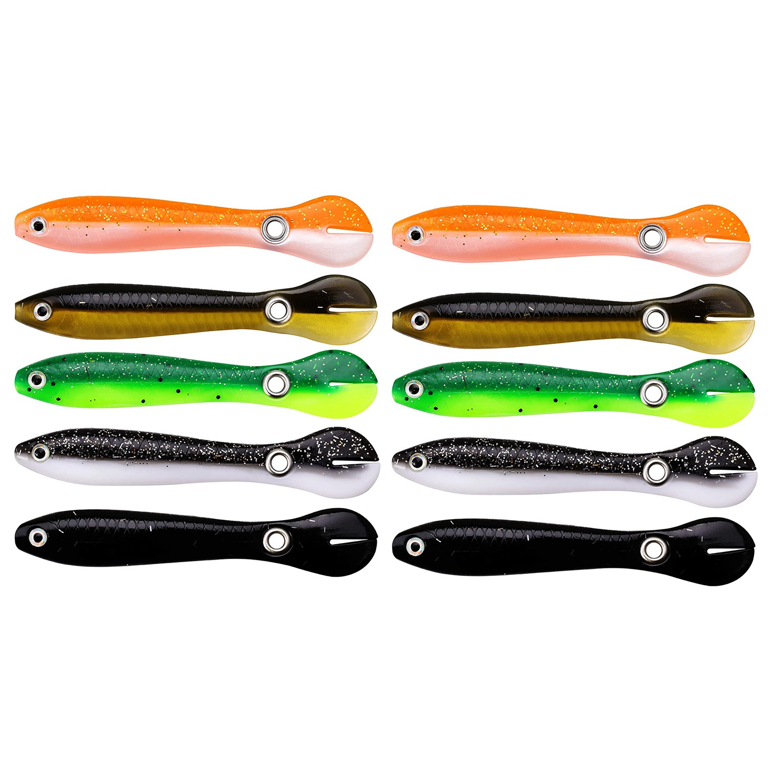 10 Stuks Zachte Vissen Lokken, - Fishing Lure Soft Plastic recensie en prijs