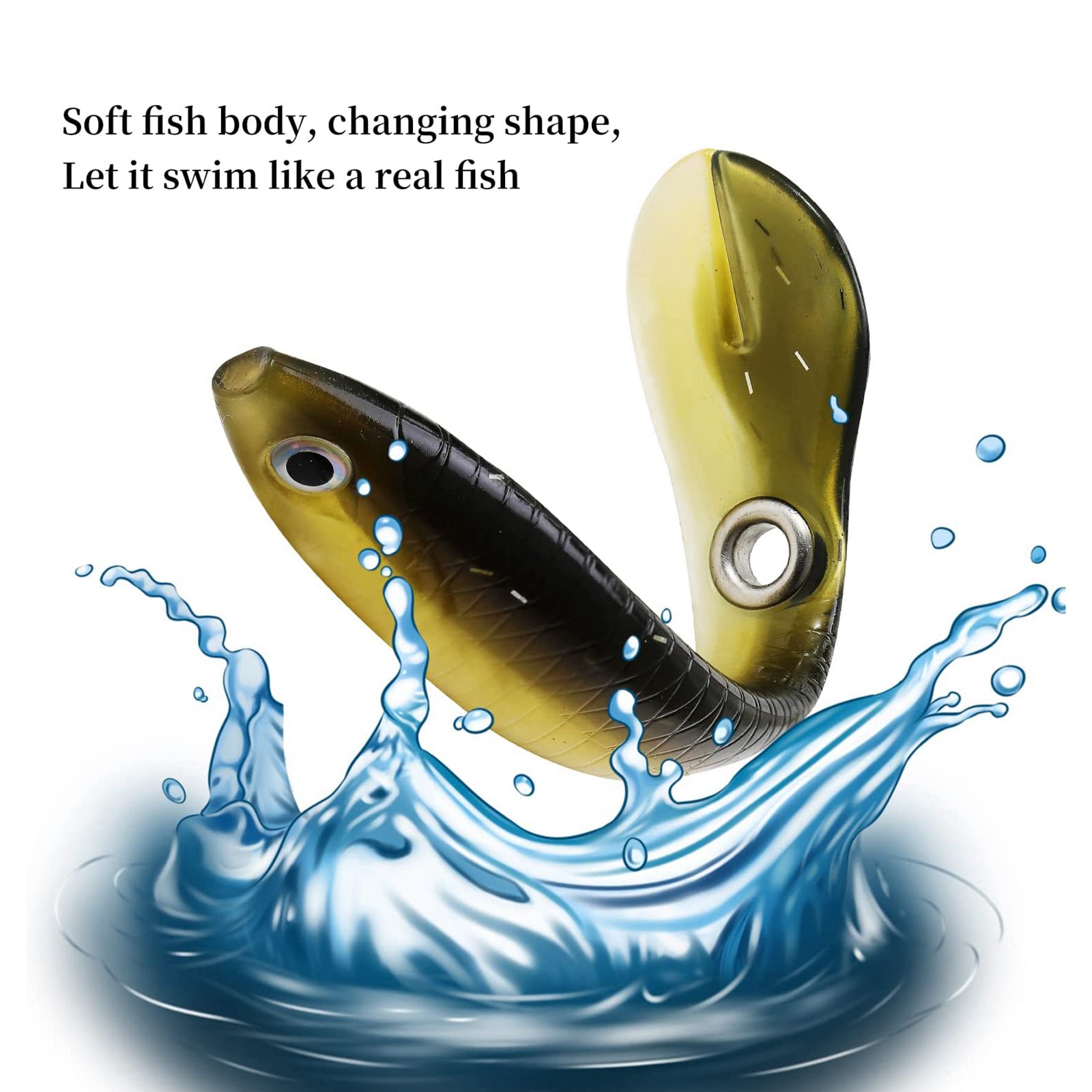 10 Stuks Zachte Vissen Lokken, - Fishing Lure Soft Plastic recensie en prijs
