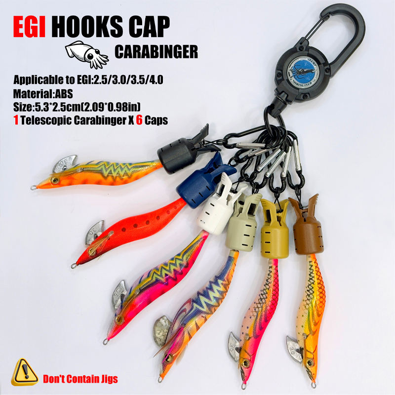 Inktvis Jig Haak Caps en Karab - Fishing Lure Jig recensie en prijs