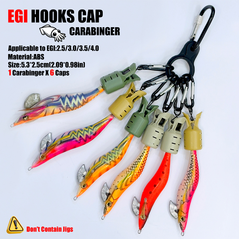 Inktvis Jig Haak Caps en Karab - Fishing Lure Jig recensie en prijs