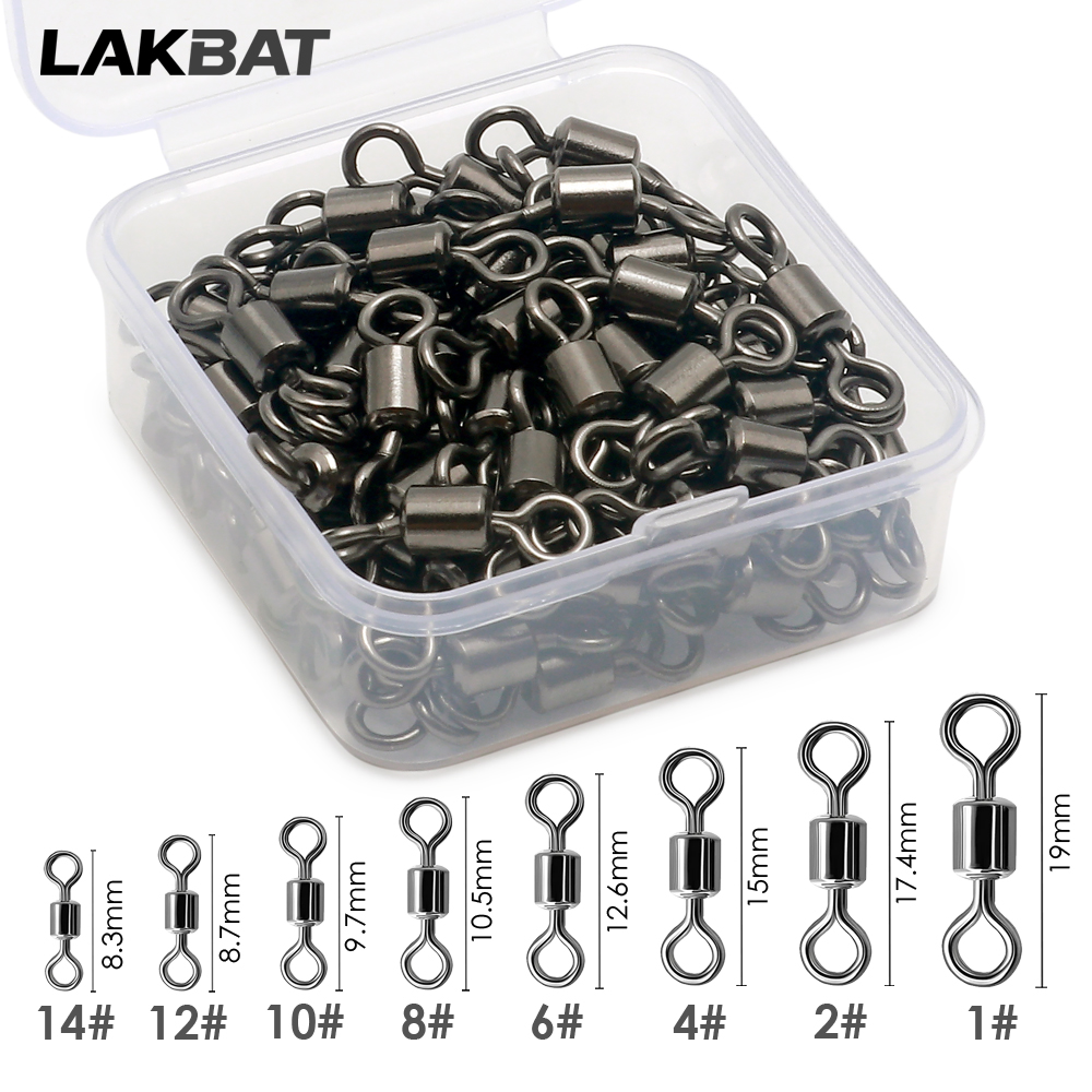 100 STUKS RVS Visdraaikrans La - Fishing Lure Box recensie en prijs