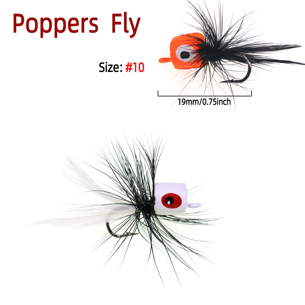 4 stuks formaat # 10 Bass Panf - Fishing Lure Popper recensie en prijs