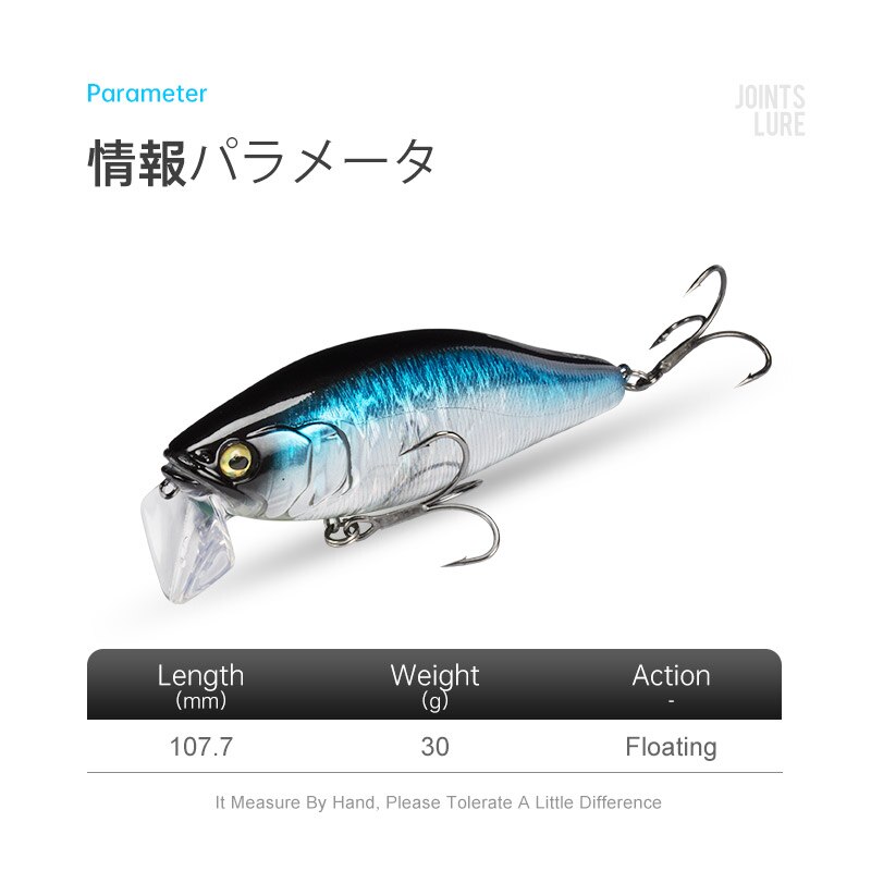I-JACK Minnow Vissen Lokt 107. - Fishing Lure Spinnerbait recensie en prijs