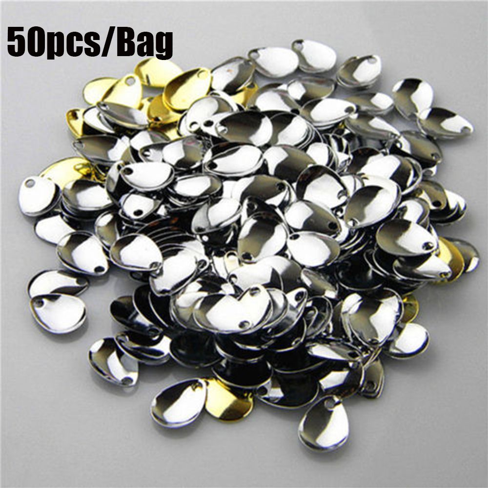 50 Stuks Zilver Glad Nikkel Pa - Fishing Lure Spoon recensie en prijs