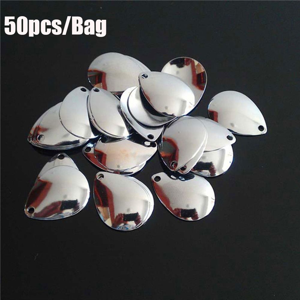 50 Stuks Zilver Glad Nikkel Pa - Fishing Lure Spoon recensie en prijs