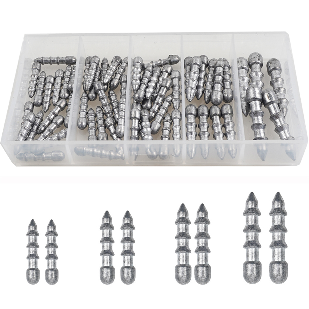 60 Stuks Nagelgewichten Wormvi - Fishing Lure Accessories recensie en prijs