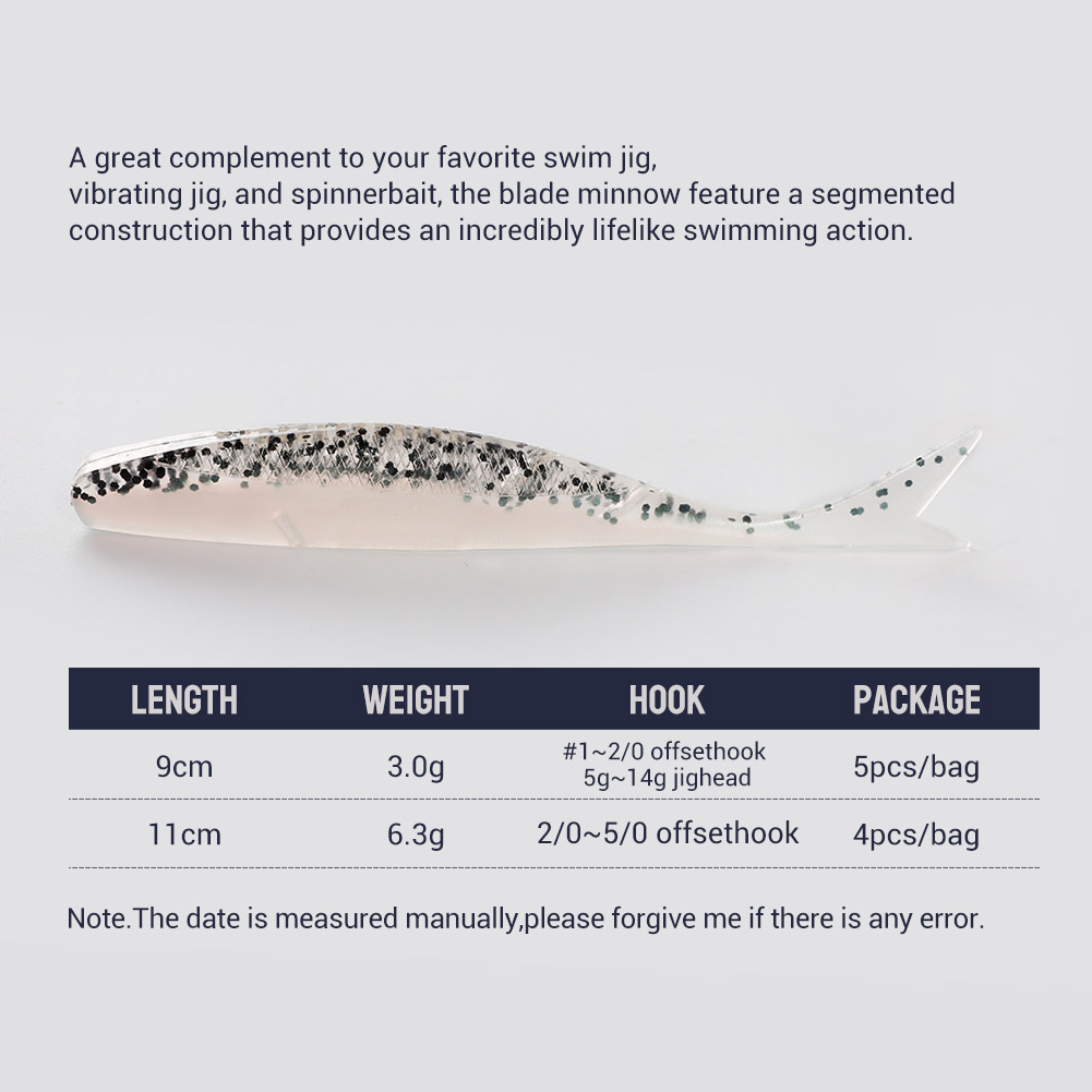 NOEBY Zachte Lokken Blade Minn - Fishing Lure Blade Bait recensie en prijs