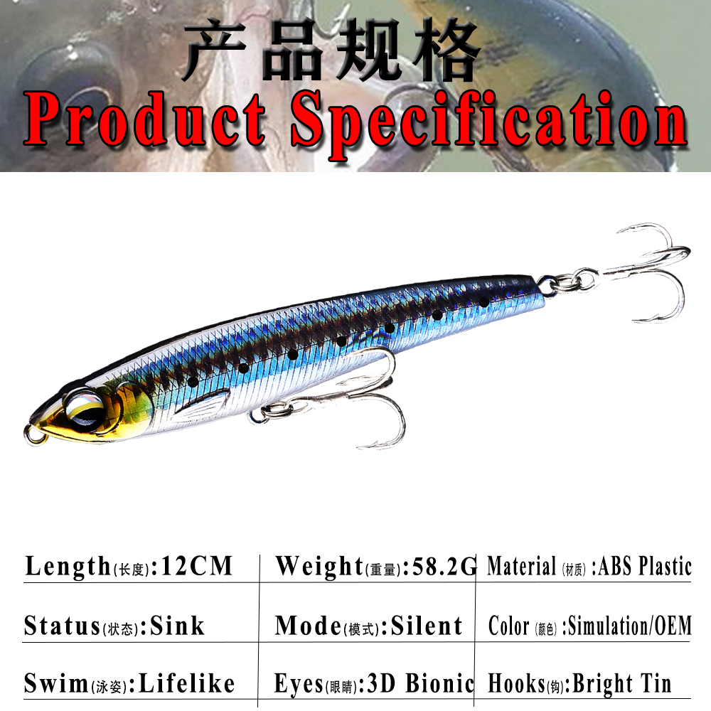 Chan 'S Huang 1Pcs 12Cm 58G La - Fishing Lure Spoon recensie en prijs