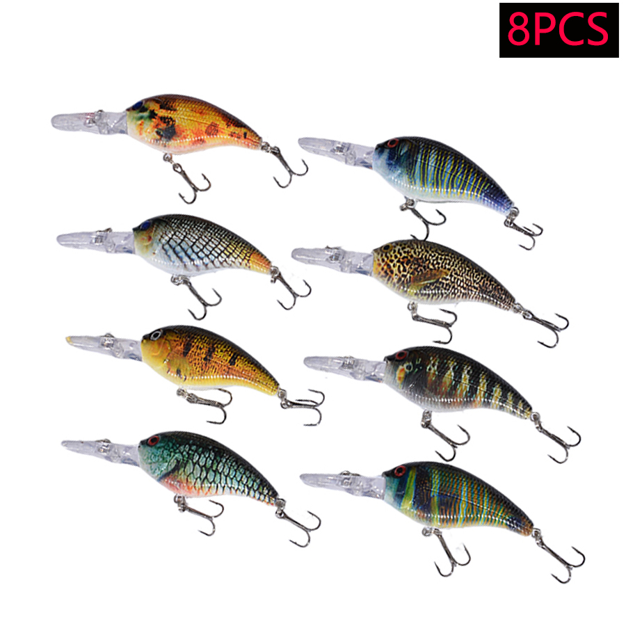 8 stuks Jerkbait Minnow ABS Ha - Fishing Lure Jerkbait recensie en prijs