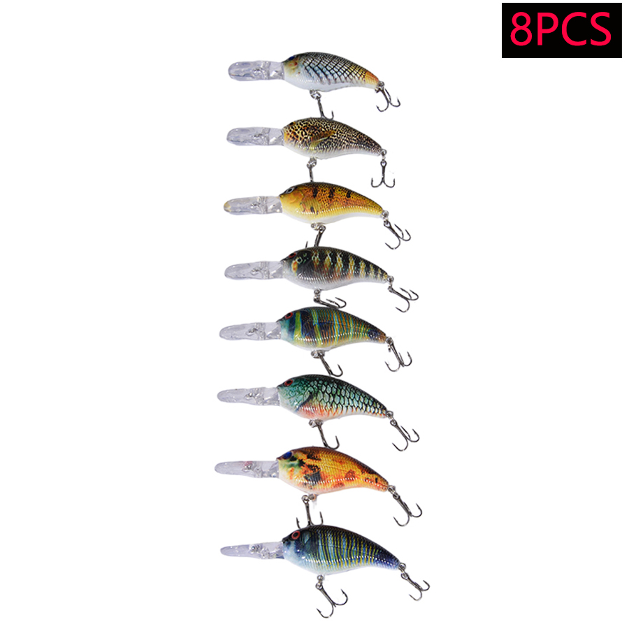8 stuks Jerkbait Minnow ABS Ha - Fishing Lure Jerkbait recensie en prijs