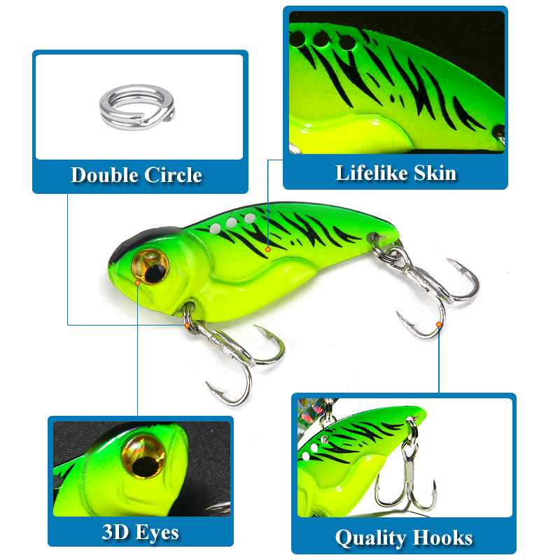 Billings 1 Stuks 8g 3.5cm 3D O - Fishing Lure Blade Bait recensie en prijs