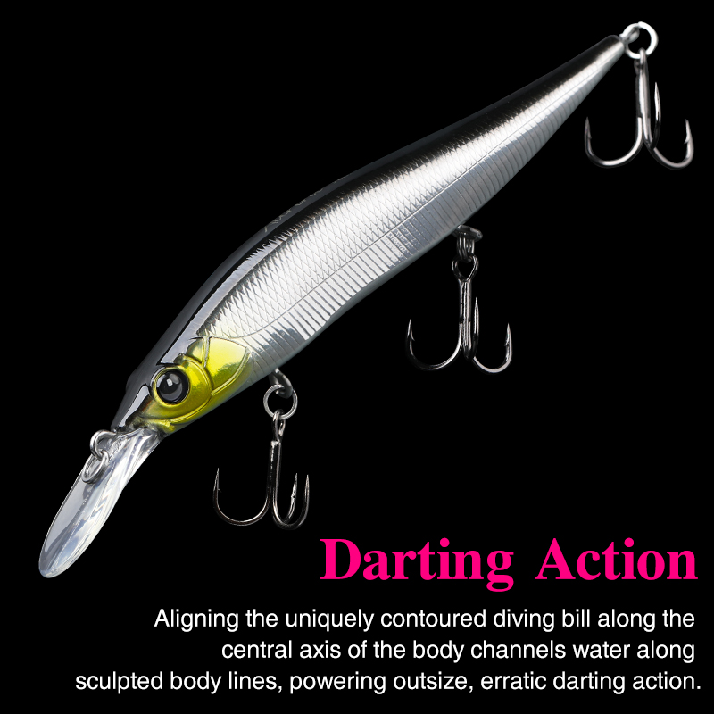 TSURINOYA Suspending Minnow Je - Fishing Lure Jerkbait recensie en prijs