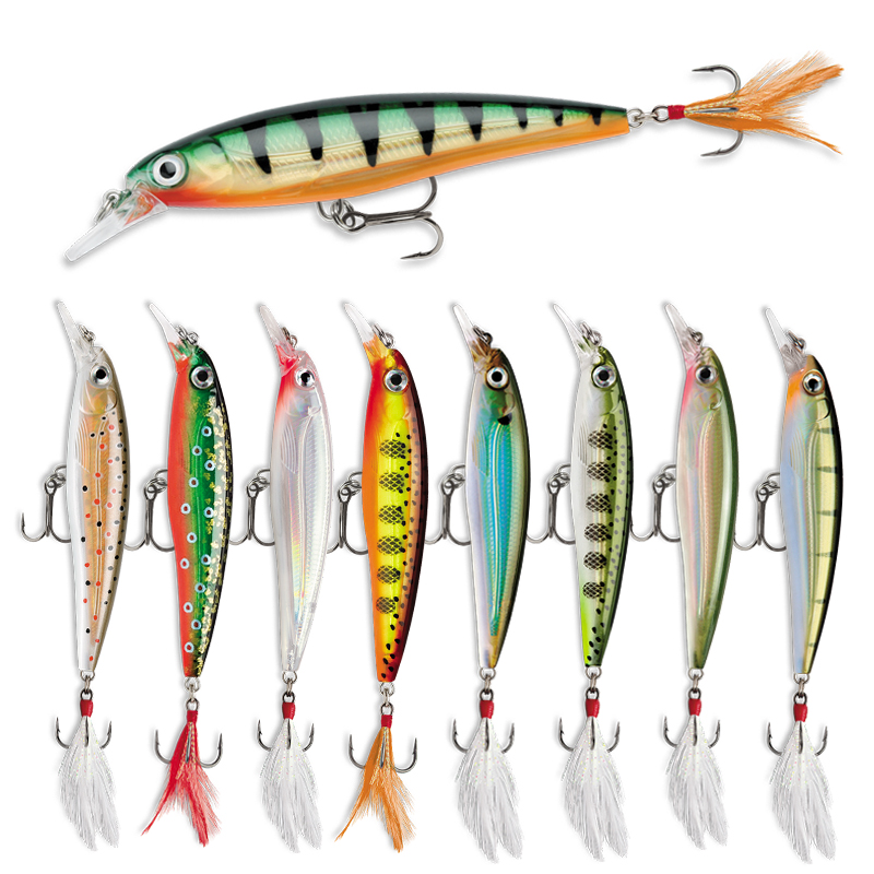 Drijvende Minnow Vissen Lokt 7 - Fishing Lure Jerkbait recensie en prijs