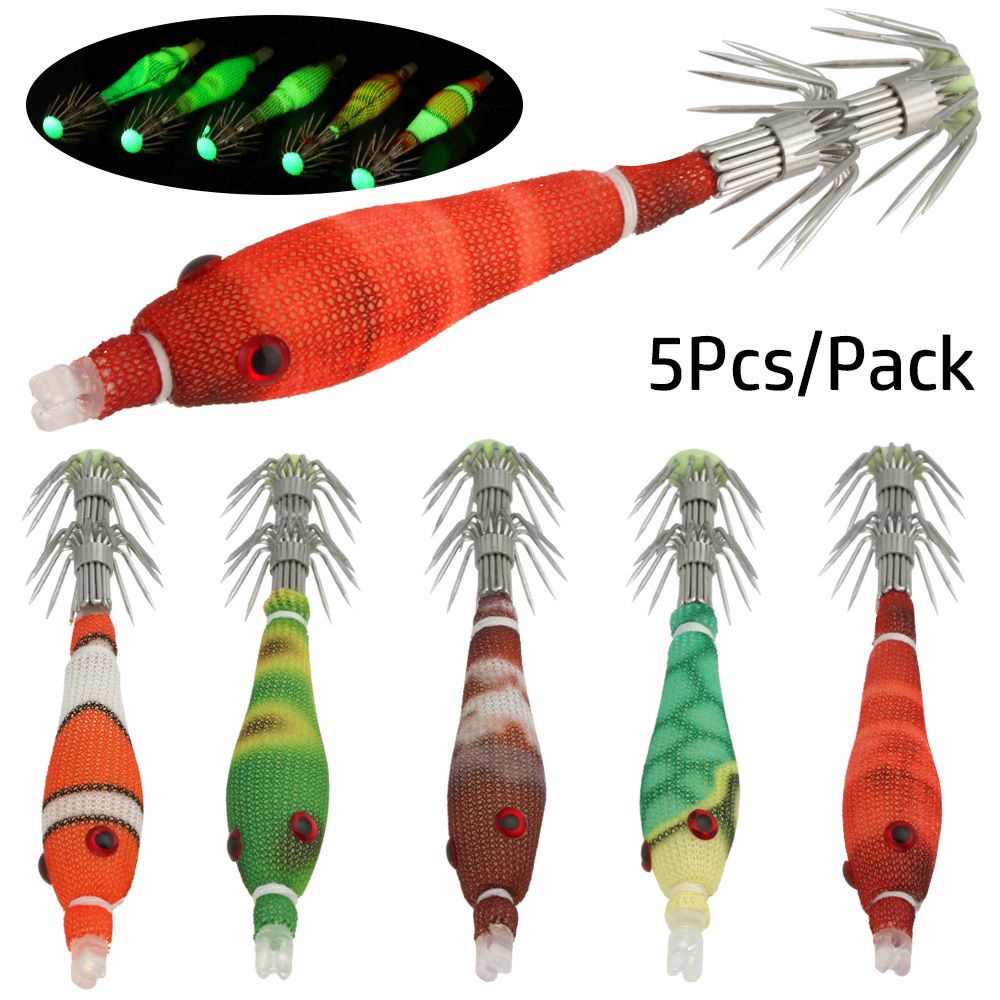 5 Stuks 60Mm 3.3G Mini-Inktvis - Fishing Lure Soft Plastic recensie en prijs