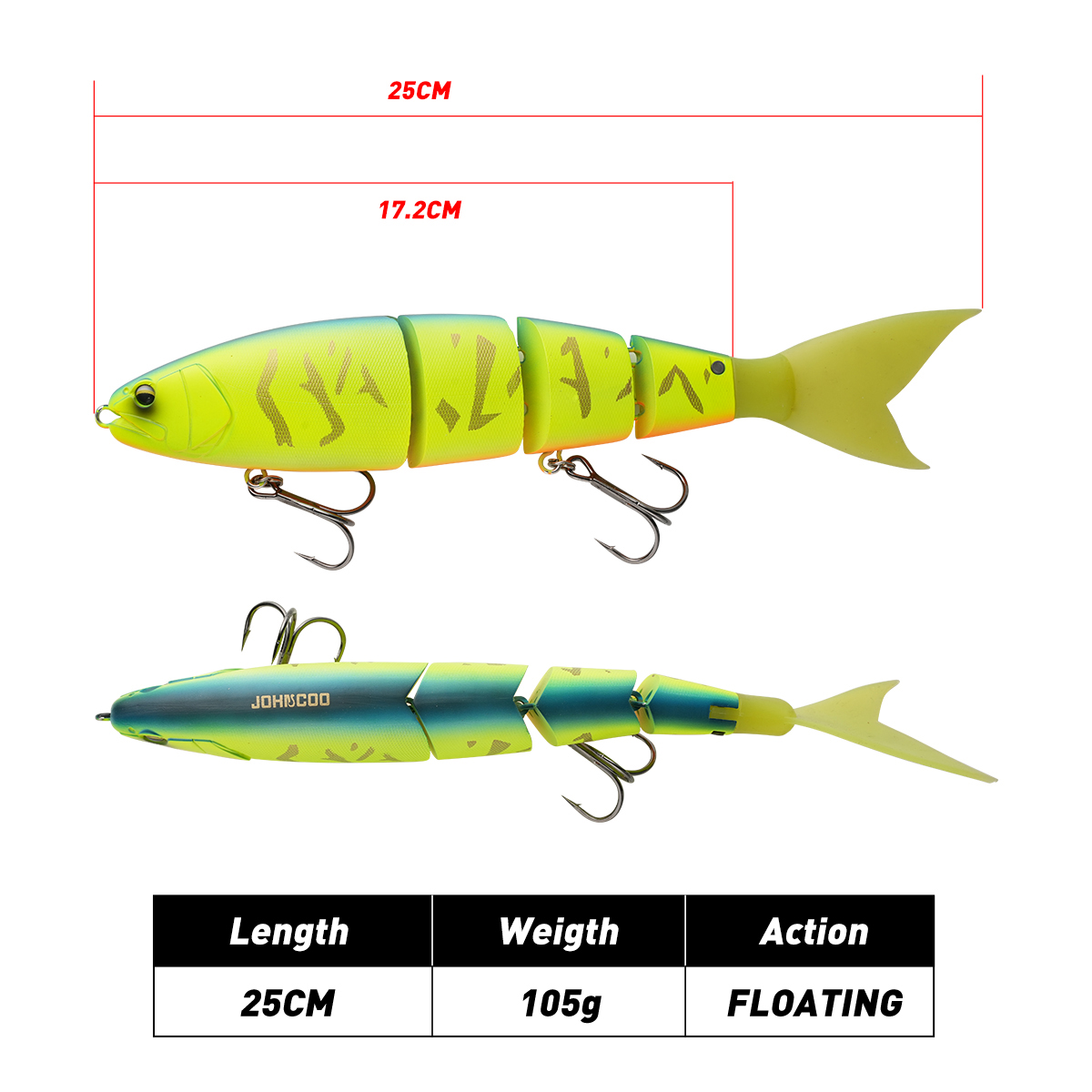 Johncoo Jointed Vissen Lokken  - Fishing Lure Popper recensie en prijs