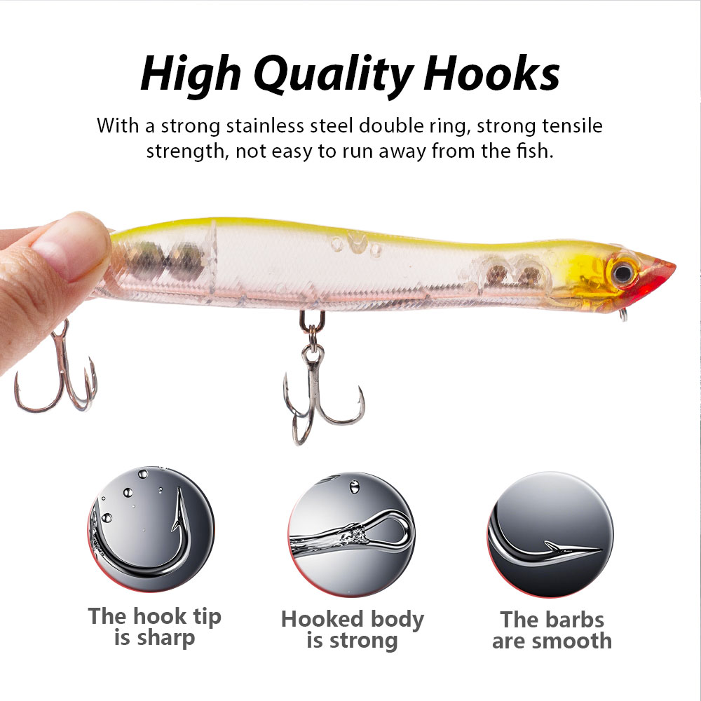 120mm/18g Topwater Pencil Popp - Fishing Lure Popper recensie en prijs