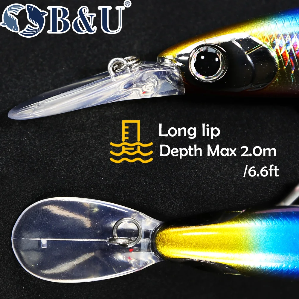 B&U 125mm Sinking Minnow Zeevi - Fishing Lure Crankbait recensie en prijs