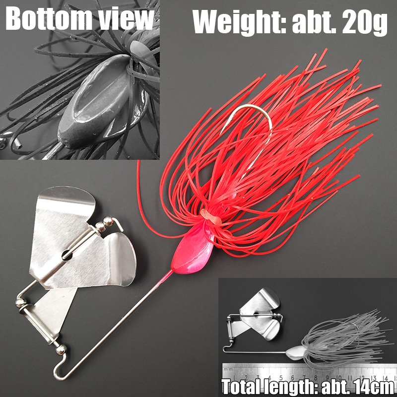 Wusanban Lunker Spinner Baits  - Fishing Lure Buzzbait recensie en prijs