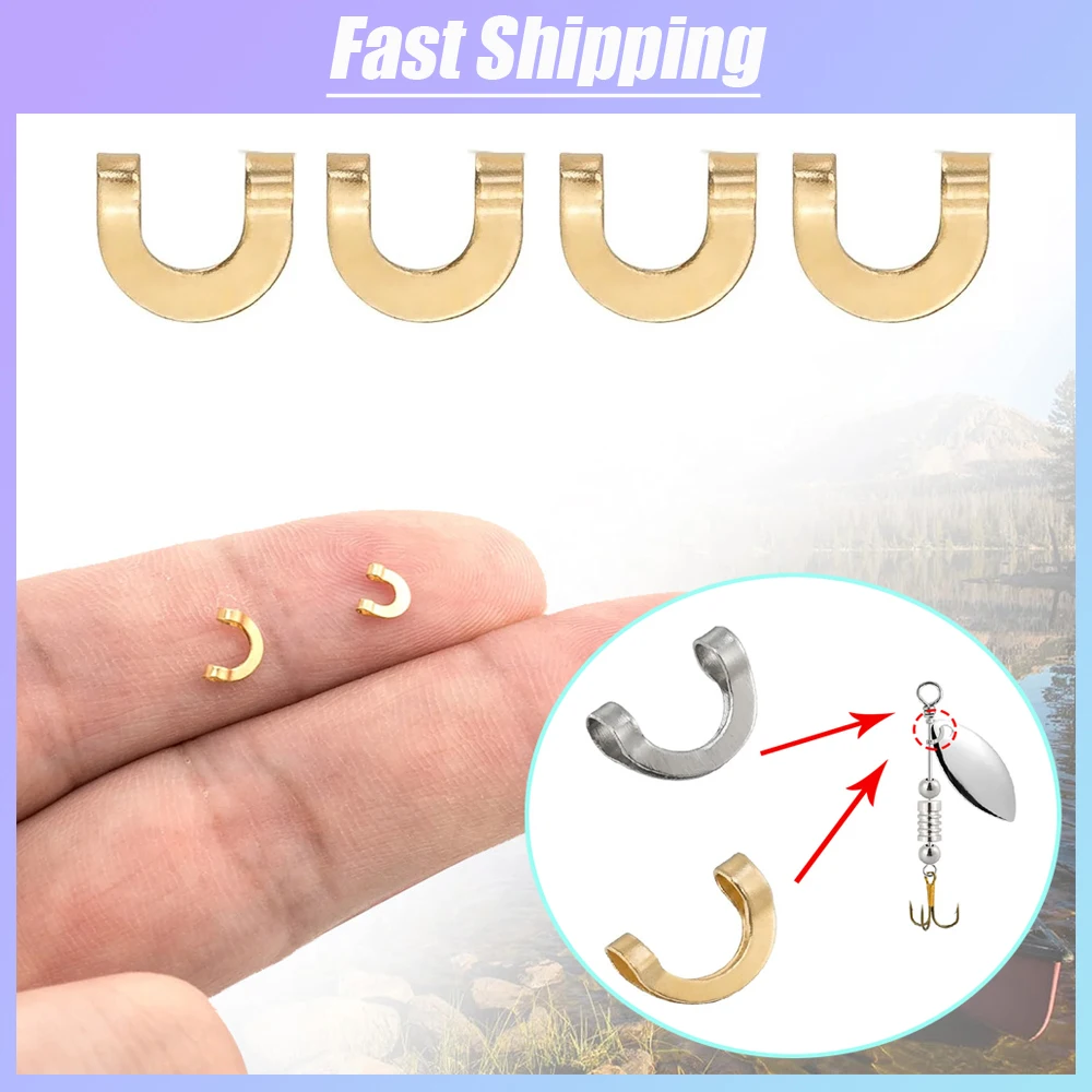 100 stks Vissen U-vormige Vast - Fishing Lure Spinnerbait recensie en prijs
